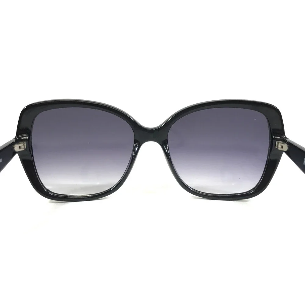 Fila Sunglasses SFI183 BLACK Butterfly Oversized Frame with Gray Gradient Lenses